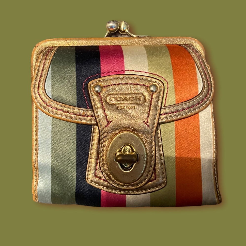 Vintage Coach clasp wallet